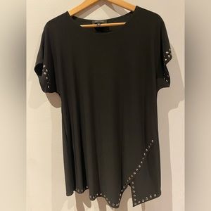 David Dixon Asymmetrical Short Sleeve Shirt
